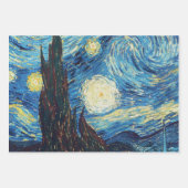 Van Gogh Starry Night Classic Impressionismus Art Geschenkpapier Set (Vorderseite)