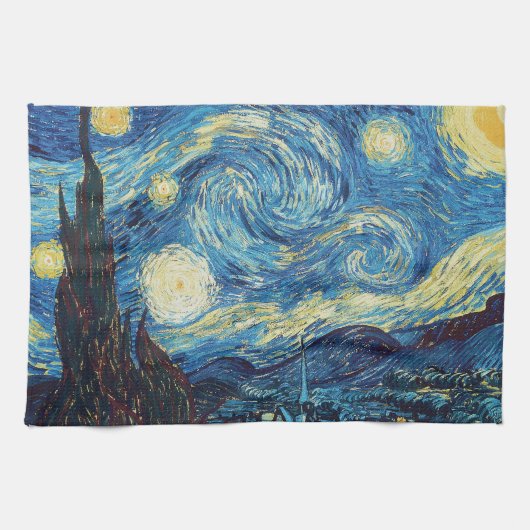 Van Gogh Starry Night Classic Impressionismus Art Handtuch (Horizontal)