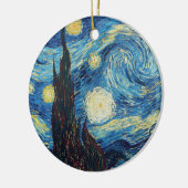 Van Gogh Starry Night Classic Impressionismus Art Keramik Ornament (Links)