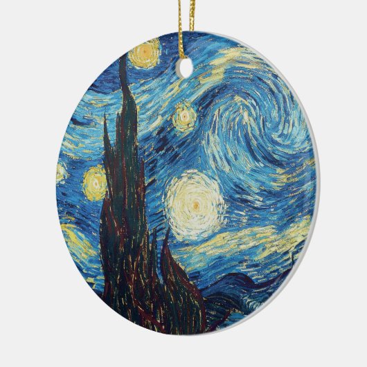 Van Gogh Starry Night Classic Impressionismus Art Keramik Ornament (Links)