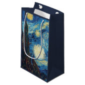 Van Gogh Starry Night Classic Impressionismus Art Kleine Geschenktüte (Vorderseite Schrägansicht)