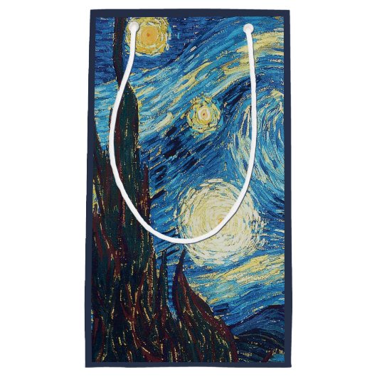 Van Gogh Starry Night Classic Impressionismus Art Kleine Geschenktüte (Vorderseite)