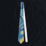 Van Gogh Starry Night Classic Impressionismus Art Krawatte<br><div class="desc">Starry Night Painting - Das ist das Meisterwerk von Vincent Van Gogh,  The Starry Night 1889.</div>