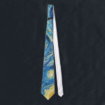 Van Gogh Starry Night Classic Impressionismus Art Krawatte<br><div class="desc">Starry Night Painting - Das ist das Meisterwerk von Vincent Van Gogh,  The Starry Night 1889.</div>