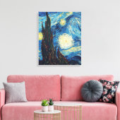 Van Gogh Starry Night Classic Impressionismus Art Leinwanddruck (Insitu (Wohnzimmer))