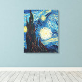 Van Gogh Starry Night Classic Impressionismus Art Leinwanddruck (Insitu (Holzboden))