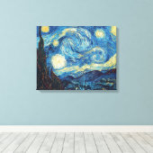 Van Gogh Starry Night Classic Impressionismus Art Leinwanddruck (Insitu (Holzboden))