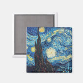Van Gogh Starry Night Classic Impressionismus Art Magnet (Vorderseite/Rückseite)
