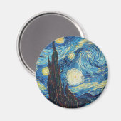 Van Gogh Starry Night Classic Impressionismus Art Magnet (Vorderseite/Rückseite)