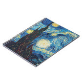 Van Gogh Starry Night Classic Impressionismus Art Notizblock (Linke Seite)