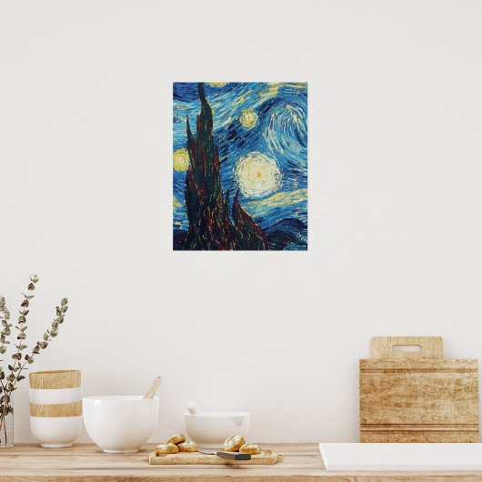 Van Gogh Starry Night Classic Impressionismus Art Poster (Küche)