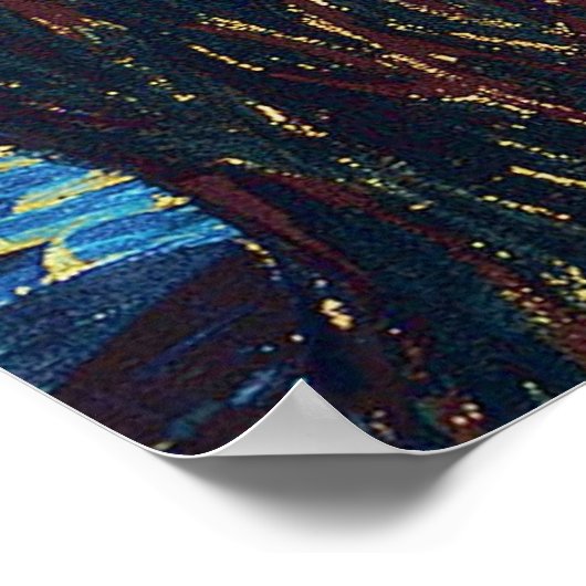 Van Gogh Starry Night Classic Impressionismus Art Poster (Ecke)