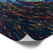 Van Gogh Starry Night Classic Impressionismus Art Poster (Ecke)