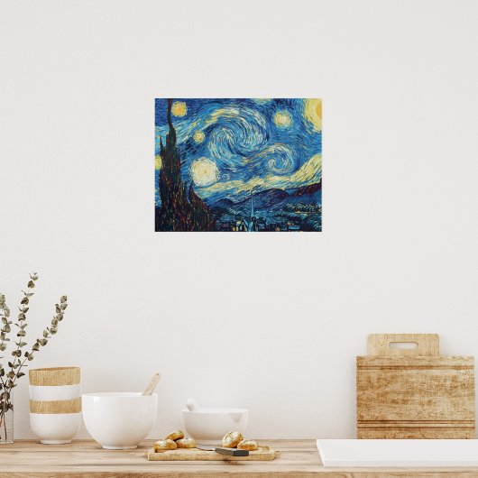Van Gogh Starry Night Classic Impressionismus Art Poster (Küche)