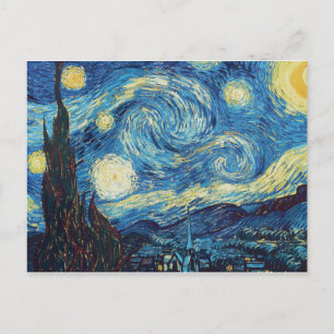 Van Gogh Starry Night Classic Impressionismus Art Postkarte