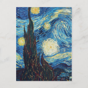 Van Gogh Starry Night Classic Impressionismus Art Postkarte