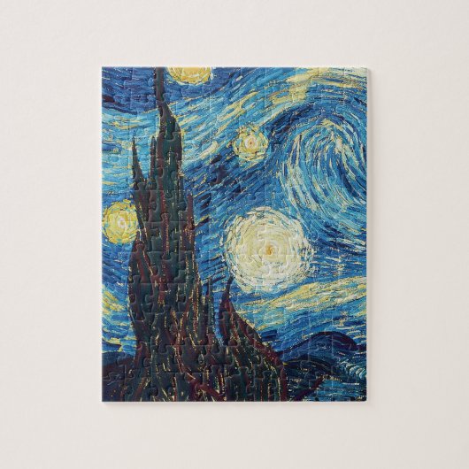 Van Gogh Starry Night Classic Impressionismus Art Puzzle (Vertikal)