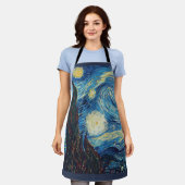 Van Gogh Starry Night Classic Impressionismus Art Schürze (Getragen)