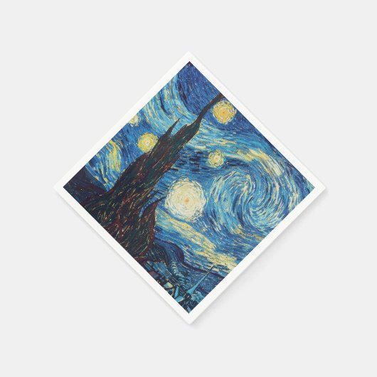 Van Gogh Starry Night Classic Impressionismus Art Serviette (Ecke)