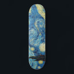 Van Gogh Starry Night Classic Impressionismus Art Skateboard<br><div class="desc">Starry Night Painting - Das ist das Meisterwerk von Vincent Van Gogh,  The Starry Night 1889.</div>