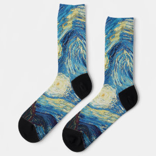Van Gogh Starry Night Classic Impressionismus Art Socken