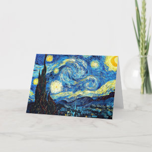 Van Gogh - Starry Night Dankeskarte