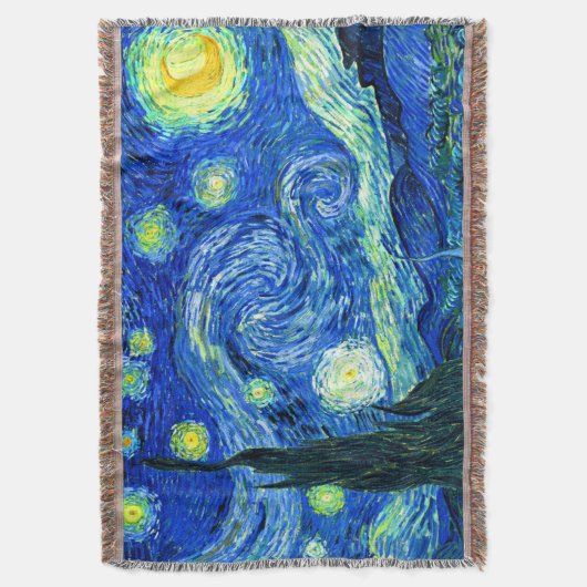 Van Gogh Starry Night Decke (Vorderseite Vertikal)