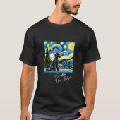 Van Gogh Starry Night Dog Kunst für Hunde Lover Do T-Shirt (Vorderseite)