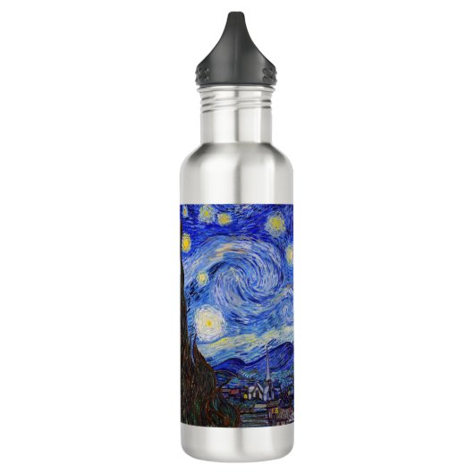 Van Gogh , “Starry Night” Edelstahlflasche (Links)