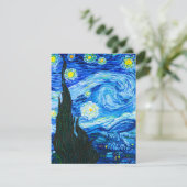 Van Gogh Starry Night Einladung (Stehend Vorderseite)