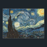 Van Gogh Starry Night Einladung<br><div class="desc">Vincent Van Gogh berühmte Malerei Sternennacht</div>