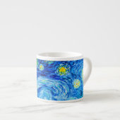 Van Gogh Starry Night Espressotasse (Vorderseite Rechts)