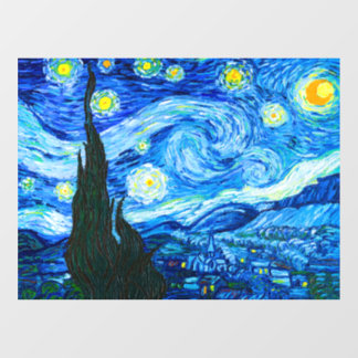 Van Gogh Starry Night Fensteraufkleber