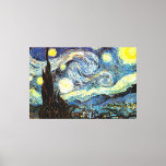 Van Gogh Starry Night Fine Art Leinwanddruck<br><div class="desc">Starry Night,  schöne Kunst von Vincent van Gogh.</div>