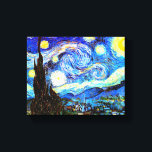 Van Gogh Starry Night Fine Art Leinwanddruck<br><div class="desc">Starry Night,  schöne Kunst von Vincent van Gogh.</div>