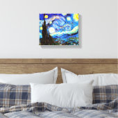 Van Gogh Starry Night Fine Art Leinwanddruck (Insitu (Schlafzimmer))