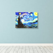 Van Gogh Starry Night Fine Art Leinwanddruck (Insitu (Holzboden))