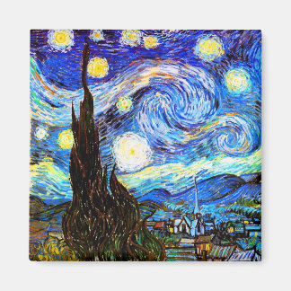 Van Gogh Starry Night Fine Art Magnet