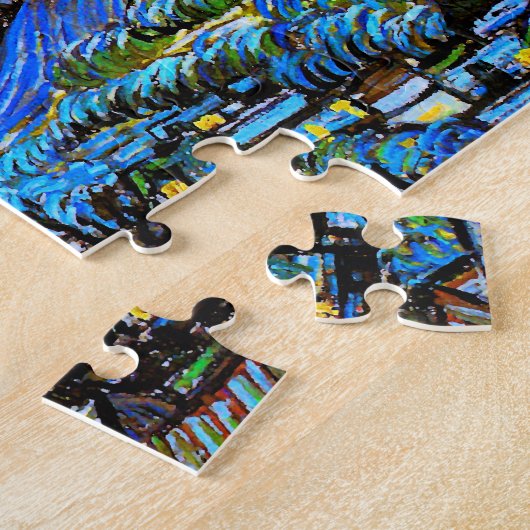 Van Gogh Starry Night Fine Art Puzzle (Seite)