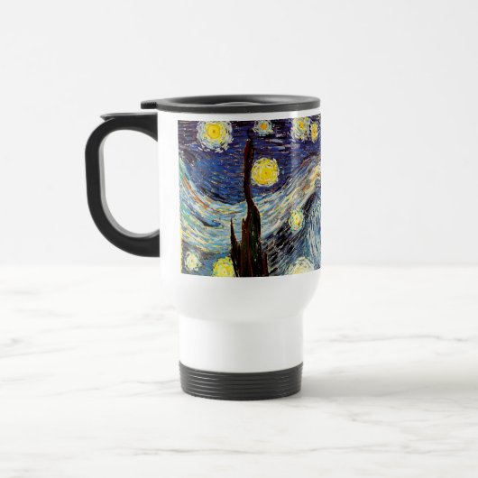 Van Gogh Starry Night Fine Art Reisebecher (Links)