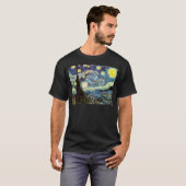 Van Gogh Starry Night Fine Art T-Shirt (Vorne ganz)