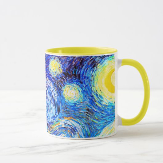 Van Gogh Starry Night Fine Art Tasse (Rechts)