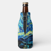 Van Gogh - Starry Night Flaschenkühler (Flasche Rückseite)