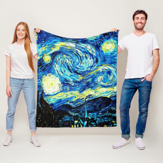 Van Gogh - Starry Night Fleecedecke (Beispiel)