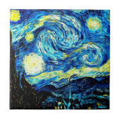 Van Gogh - Starry Night Fliese (Vorderseite)