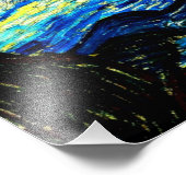 Van Gogh - Starry Night Fotodruck (Ecke)