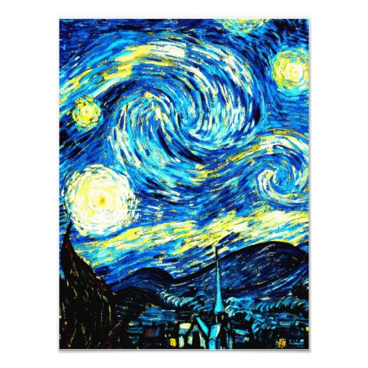 Van Gogh - Starry Night Fotodruck (Vorne)