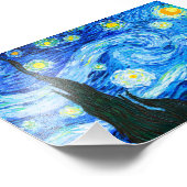 Van Gogh Starry Night Fotodruck (Ecke)