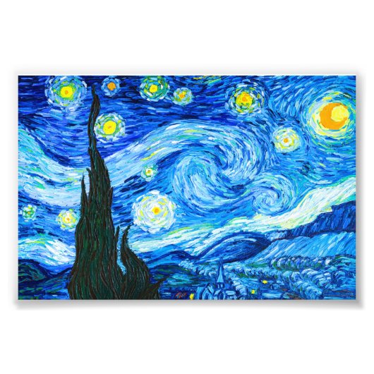 Van Gogh Starry Night Fotodruck (Vorne)
