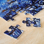 Van Gogh - Starry Night Frohe Weihnachten Puzzle (Seite)